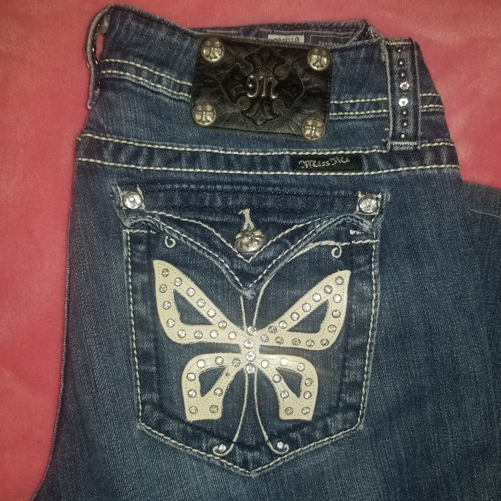 30/29 Butterfly Miss Me Jeans